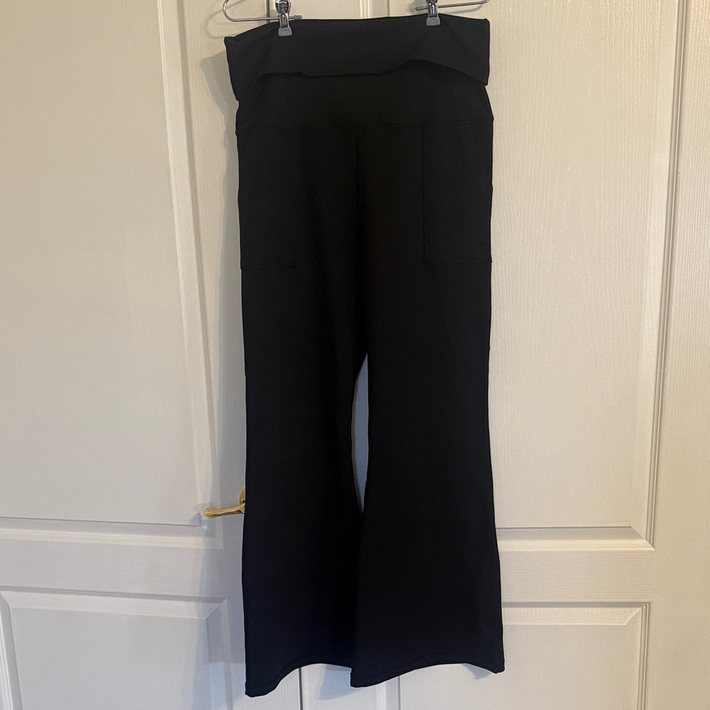 Aerie Classic Black Flare Pants
